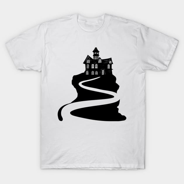 House on the Hill T-Shirt by SWON Design